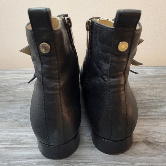 Jimmy Choo Marlin Black & Snake Embossed Leather Ankle Boots Size 40 - Picture 7 of 13